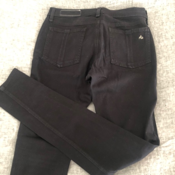 Rag & bone black skinny legging jeans - Picture 3 of 4